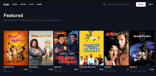 Alternative la Tubi Bflix