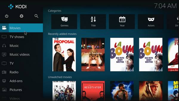 Kodi Popcorntime-alternatief