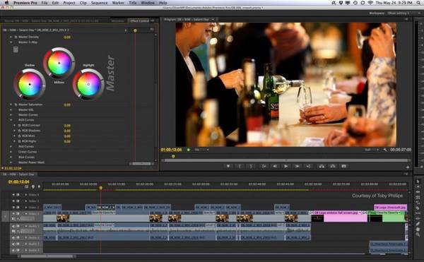 Editor de vídeo para Mac Adobe