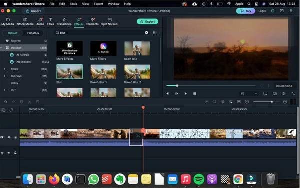 Editor de vídeo para Mac Filmora