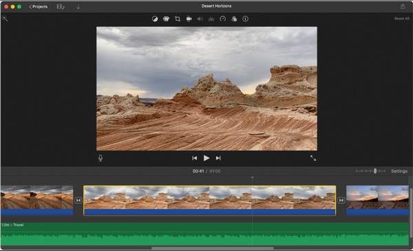 Editor de vídeo para Mac iMovie