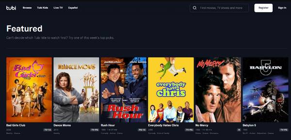 Tubi MyFlixer Alternatieven