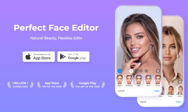 Fotomorfische app Faceapp