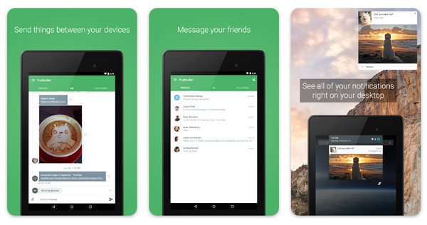 Pushbullet Snapdrop-alternatief