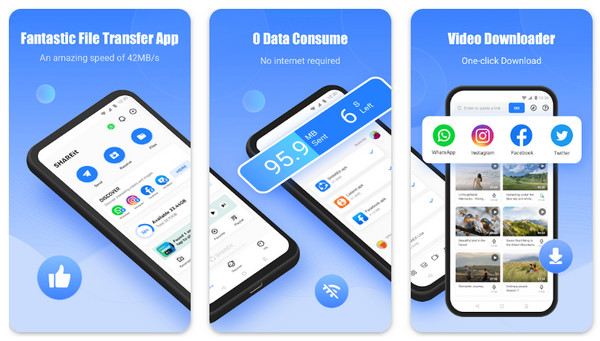 Shareit Snapdrop-alternatief