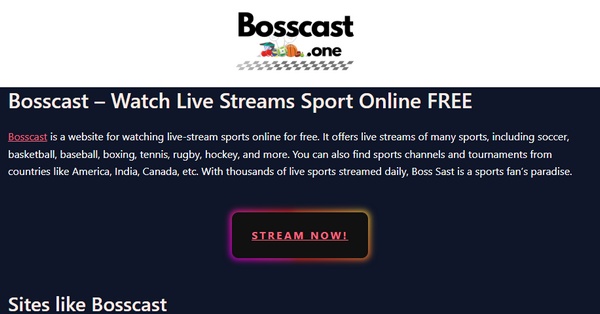Bosscast Main Interface