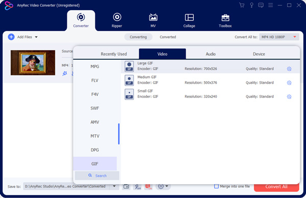 Tetapkan Format WEBM