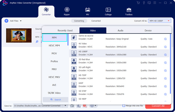 Converti in audio M4R