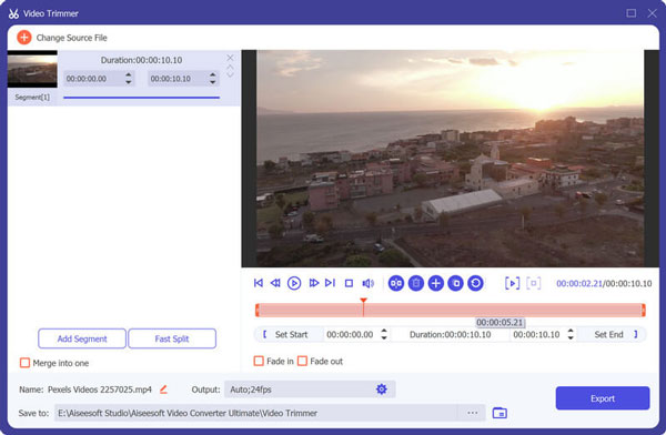 Videotrimmeri 1080p