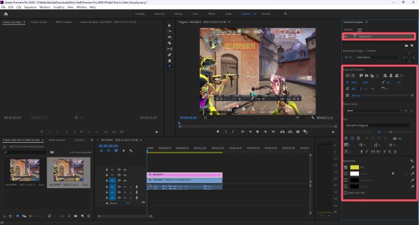 Ajouter du texte à une vidéo Adobe Premiere Pro