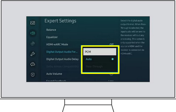 Change Digital Output Format