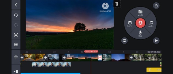 Beste redigeringsapp KineMaster