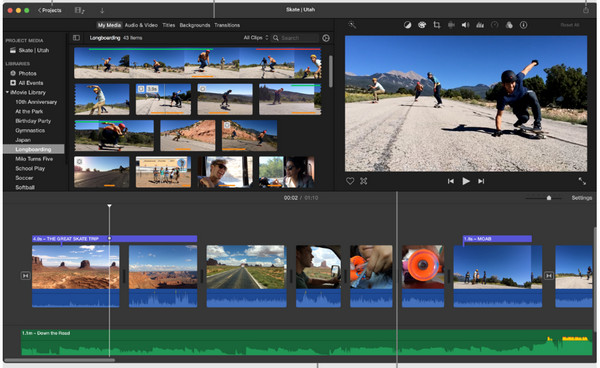 iMovie is het beste programma voor het bewerken van YouTube-video's.