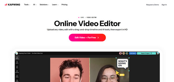 Kapwing: Het beste programma voor het bewerken van YouTube-video's.