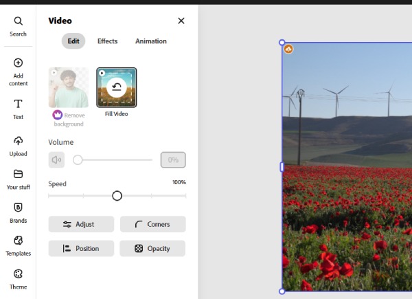 Dra for å velge en hastighet