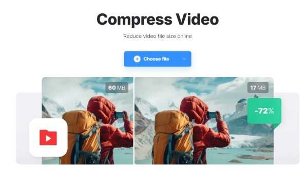 在线压缩 MP4 视频