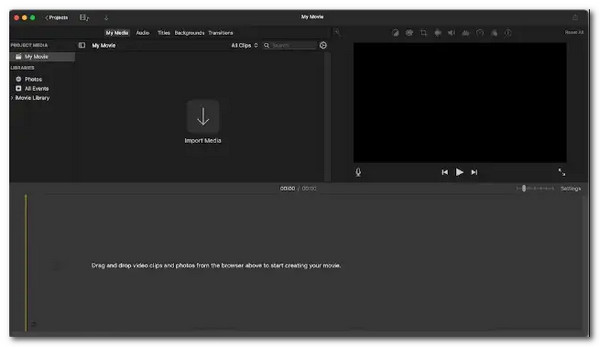 iMovie Skapa nytt projekt