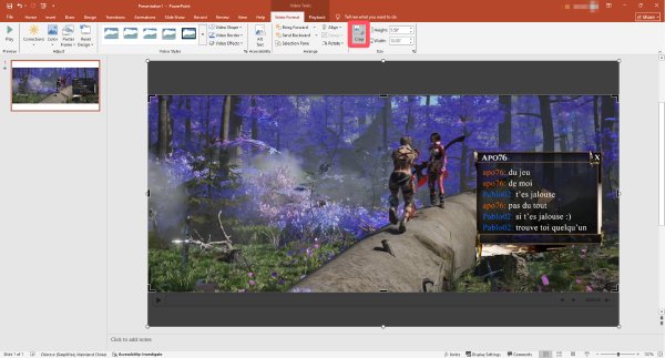 動画のトリミング PowerPoint