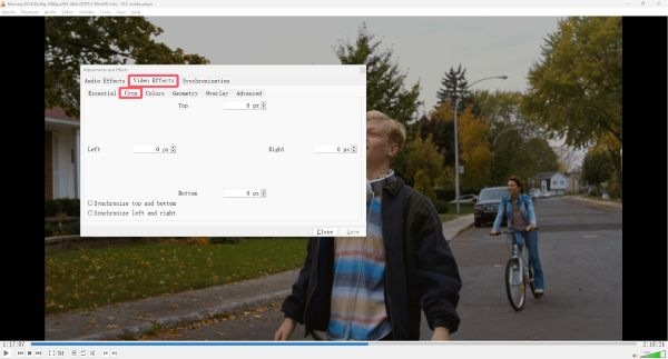 VLCで動画をトリミング