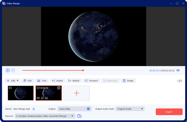 Exportovat video AnyRec