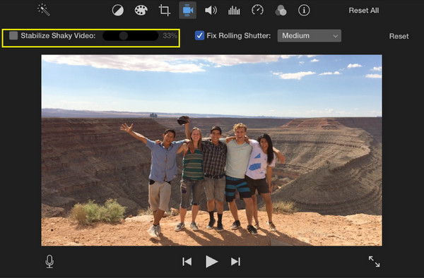Aplicația de stabilizare imovie pentru Mac