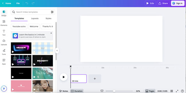 Editor video Canva