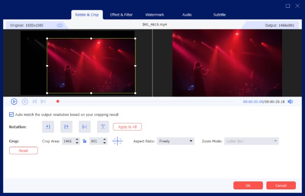 Przytnij wideo z iPhone'a AnyRec Video Converter