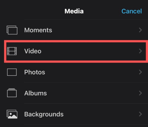 Karta wideo multimedialna iMovie