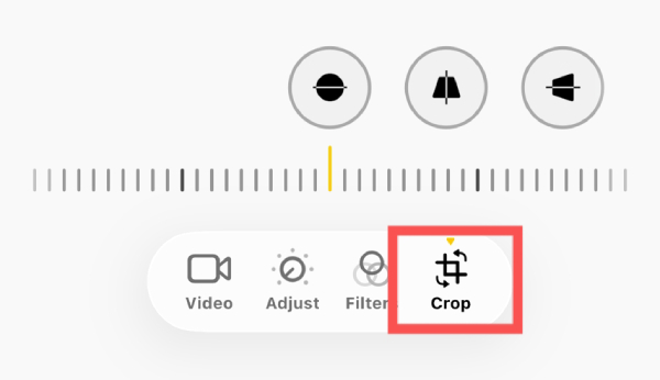 Crop Interface Iphone