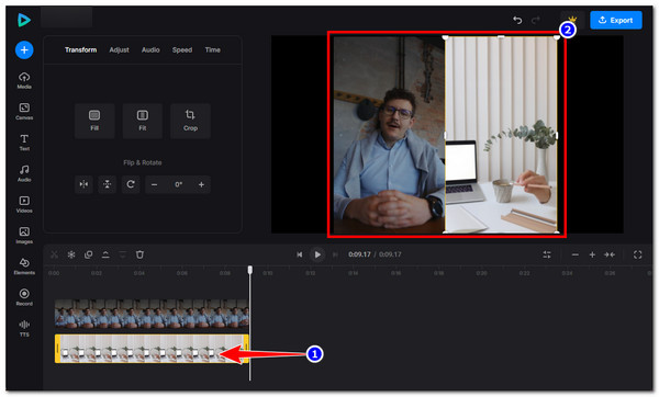 Clideo Juster side om side