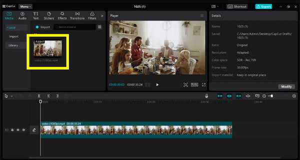 CapCut Add Selected Clips