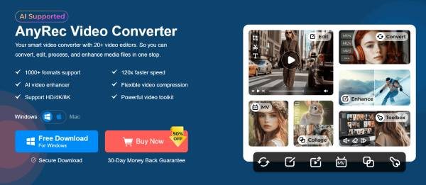 ממיר וידאו של Anyrec