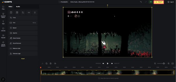 ייצוא וידאו 123