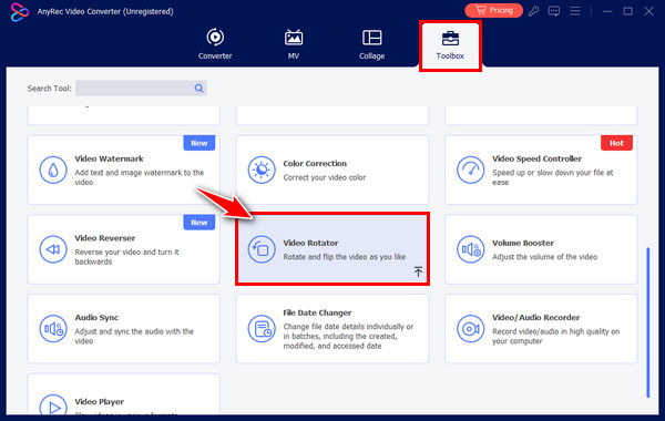 Anyrec Select Video Rotator