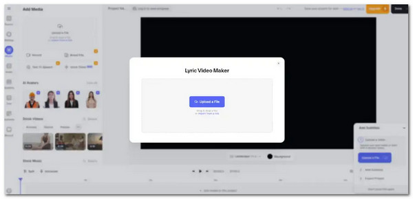 VEED.IO — конструктор лирических видео.