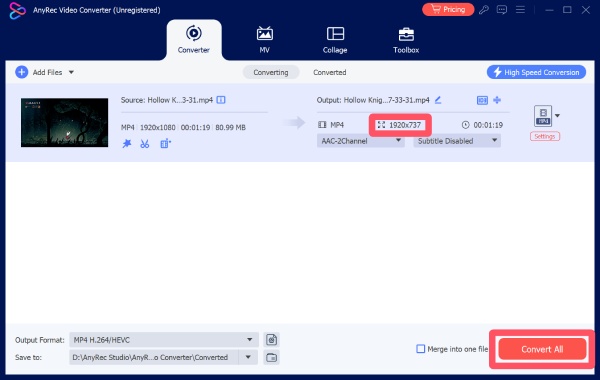Uložit video Anyrec