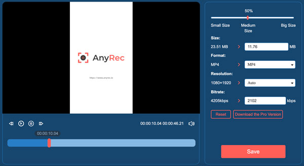 Videoyu Çevrimiçi Sıkıştır