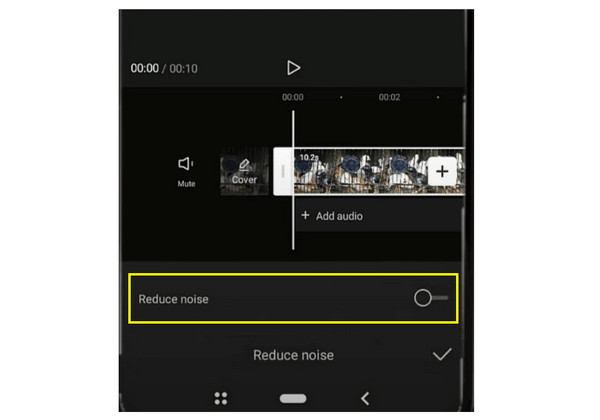 CapCut Android로 동영상 배경 소음 제거하기
