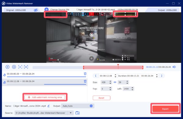 Eliminați alte filigrane TikTok Anyrec