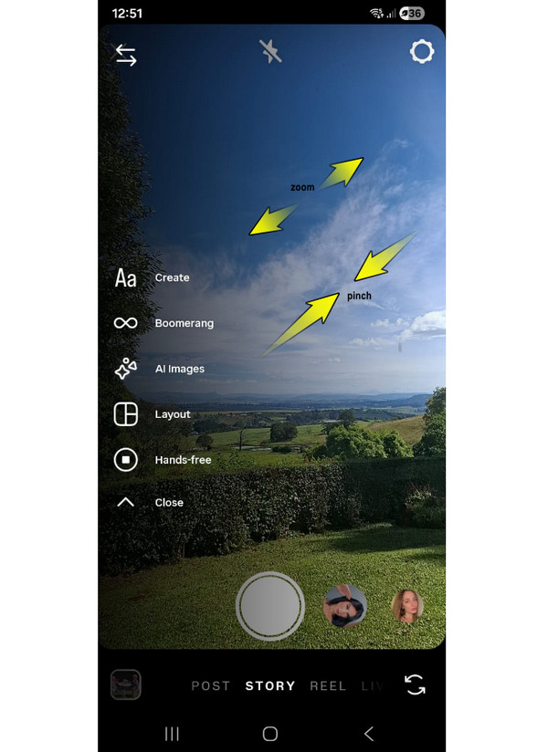 Promjena veličine videa za Instagram priče