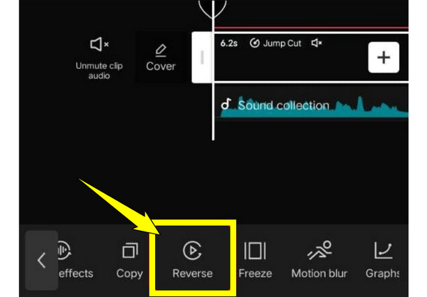 Vend en video om på Android Capcut
