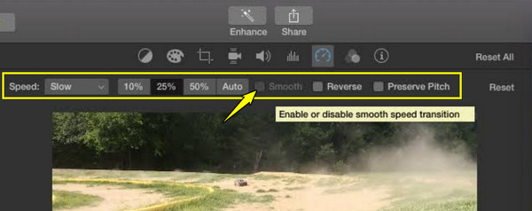 Tạo hiệu ứng chuyển động chậm trong iMovie