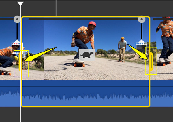 Tăng tốc độ chỉ một phần của video trong iMovie
