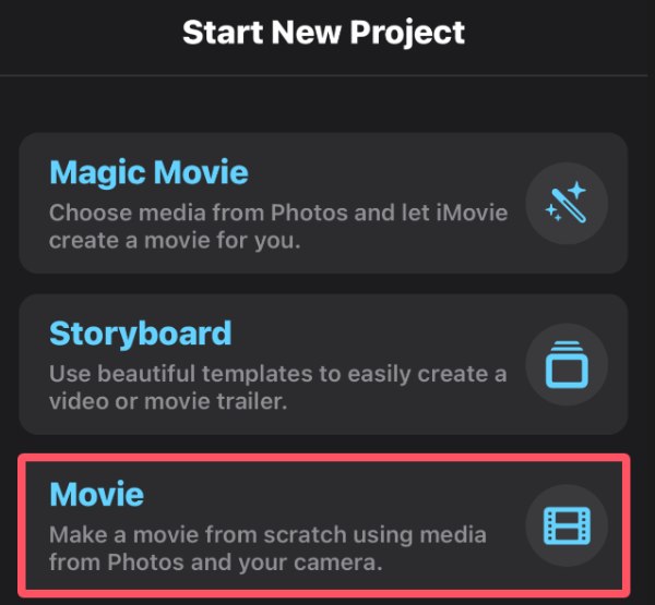 동영상 iMovie 만들기