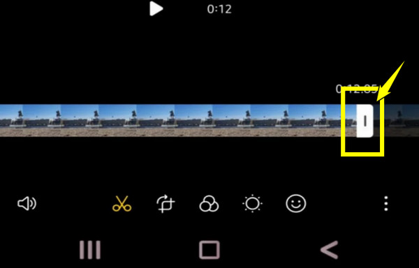 Android Leikkaa videota