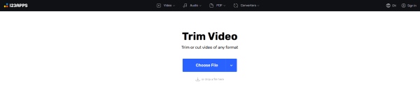 Besplatno skraćivanje videa online 123