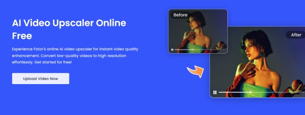 Fotor Upscale Video