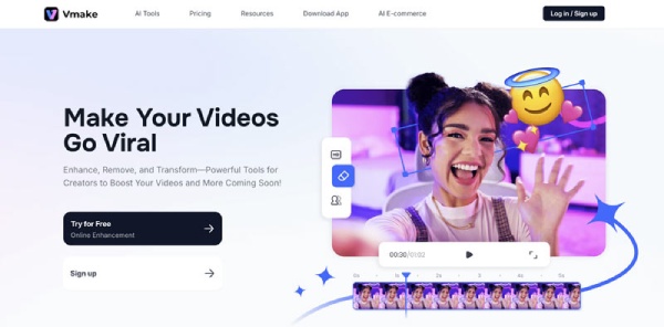 Vmake Upscale Videoları