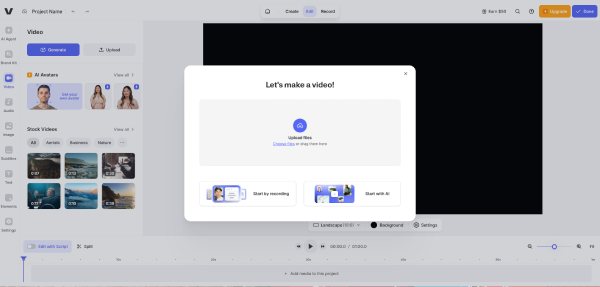 Suppresseur de décalage vidéo en ligne Veed