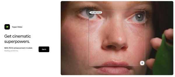 تحسين جودة الفيديو توباز